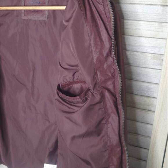 Prana Lightweight Puffer Jacket Womens XS Purple Maroon Waterproof Insulated - Picture 7 of 8
